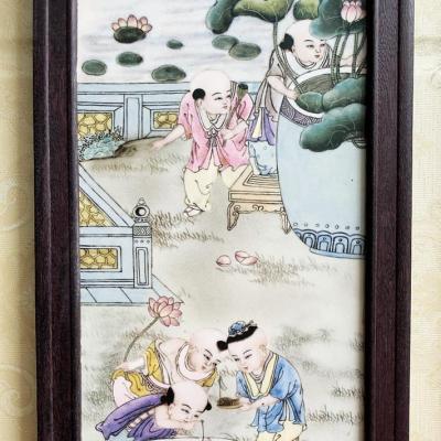TRANH SỨ NGŨ PHÚC LÂM MÔN